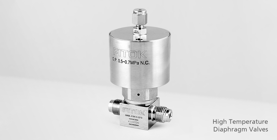 FITOK Membranventile für hohe Temperaturen