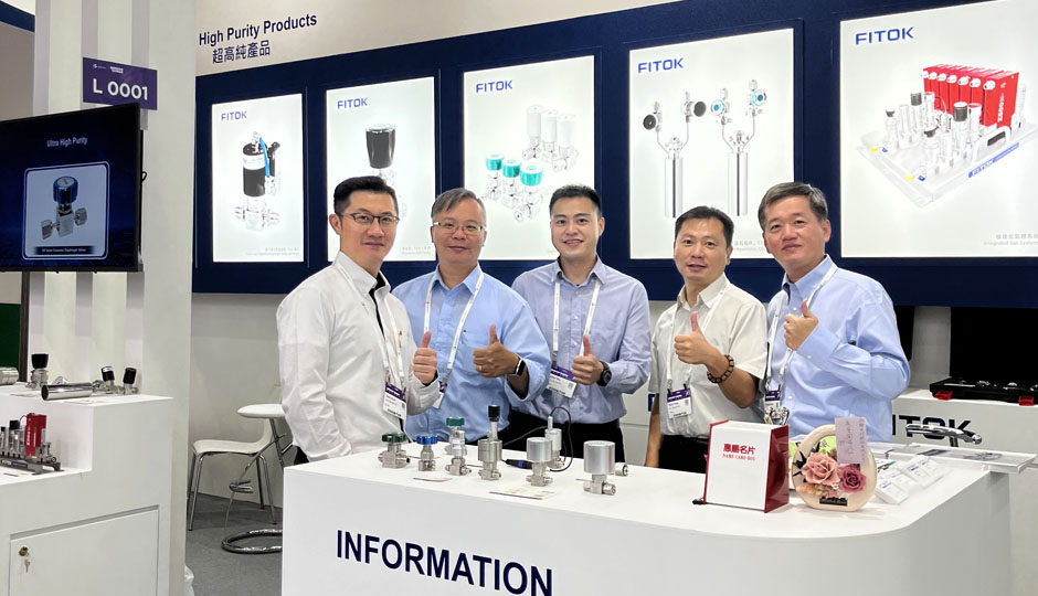 FITOK Messestand auf der SEMICON Taiwan 2022