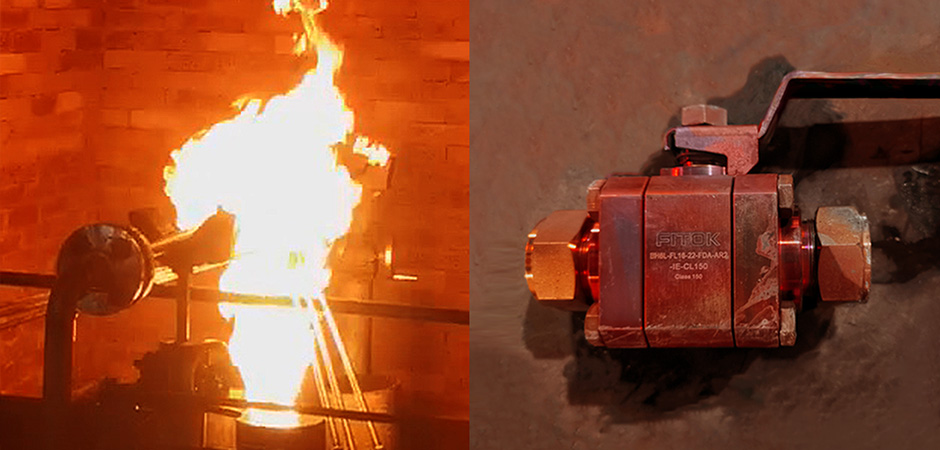 FITOK BH-Serie Dreiteilige, feuersichere Kugelhähne