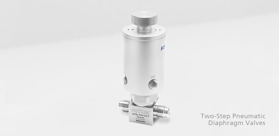 Two-Step Pneumatic Diaphragm Valves
