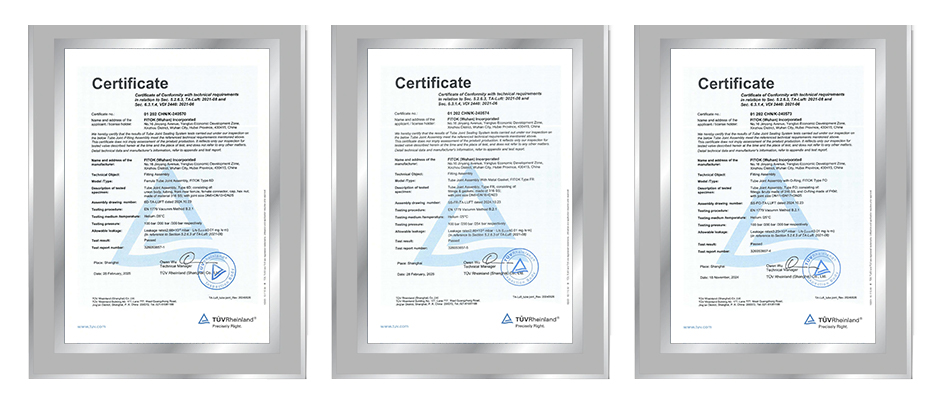 FITOK Obtains TA-Luft Certification