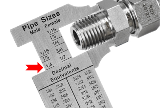 Measuring Male Threads