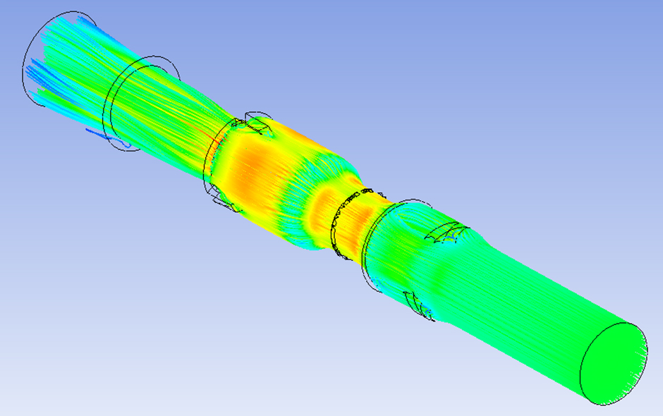 CFD Simulation of the Flow Path